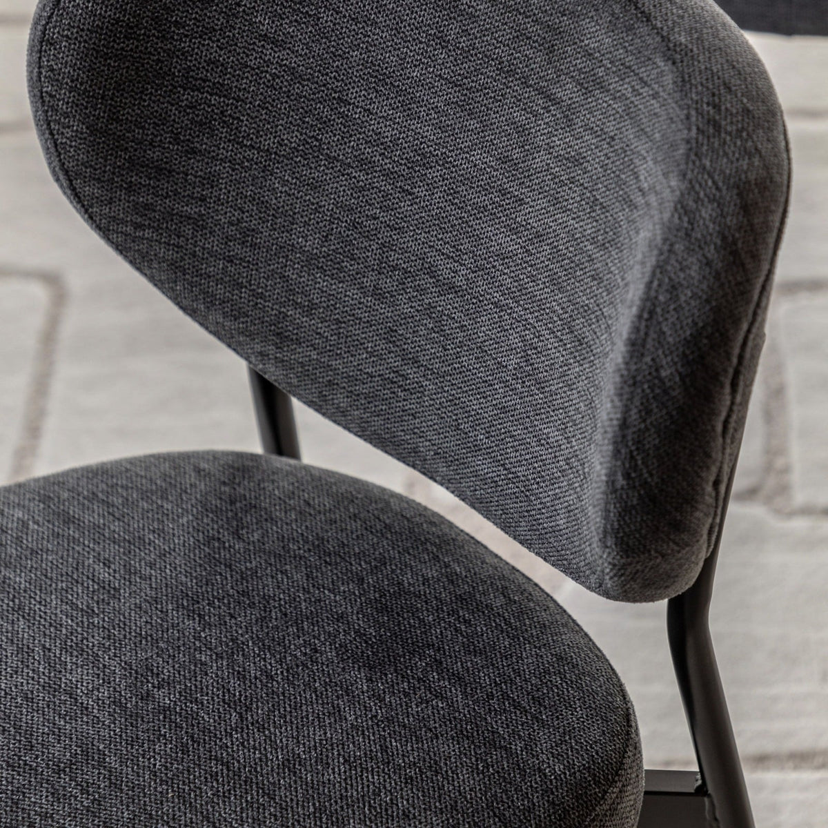 Otto Dining Chair in Charcoal Set of 2