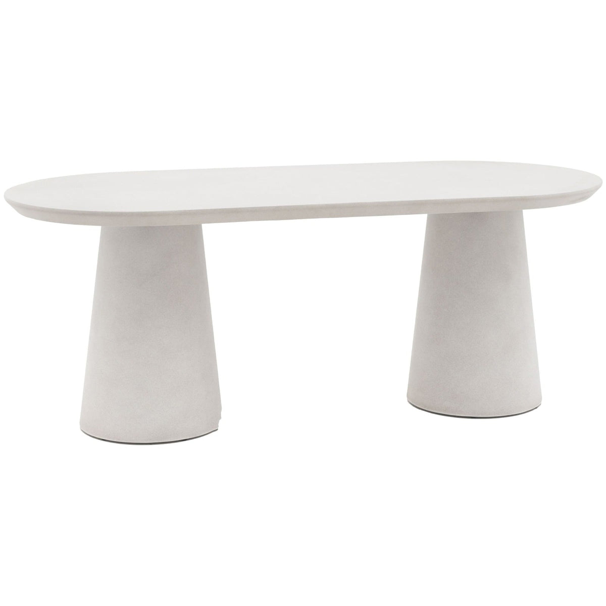Pietra Oval Dining Table in Linen - 200cm