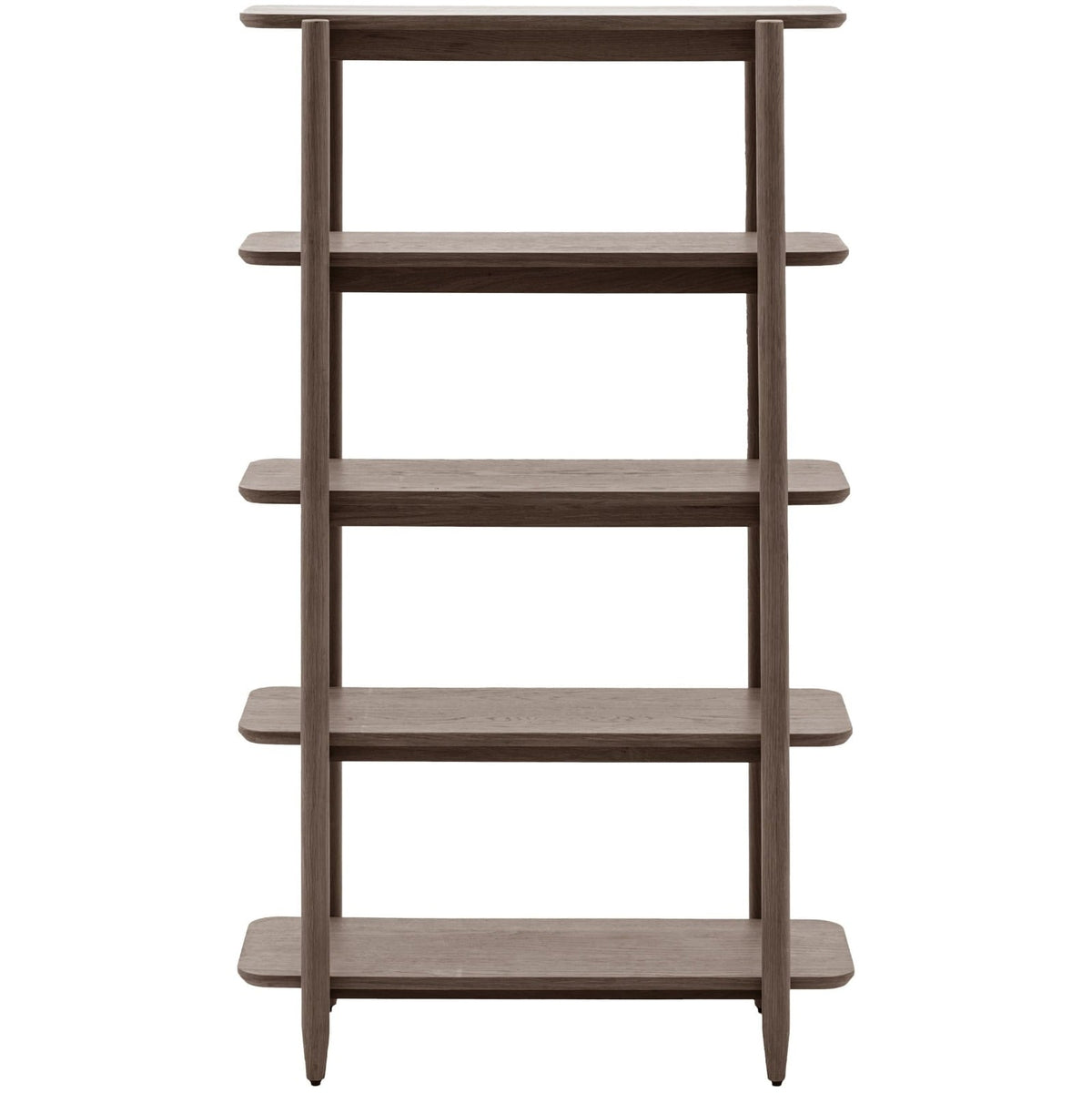 Heath Open Display Tall Bookcase in Smoked