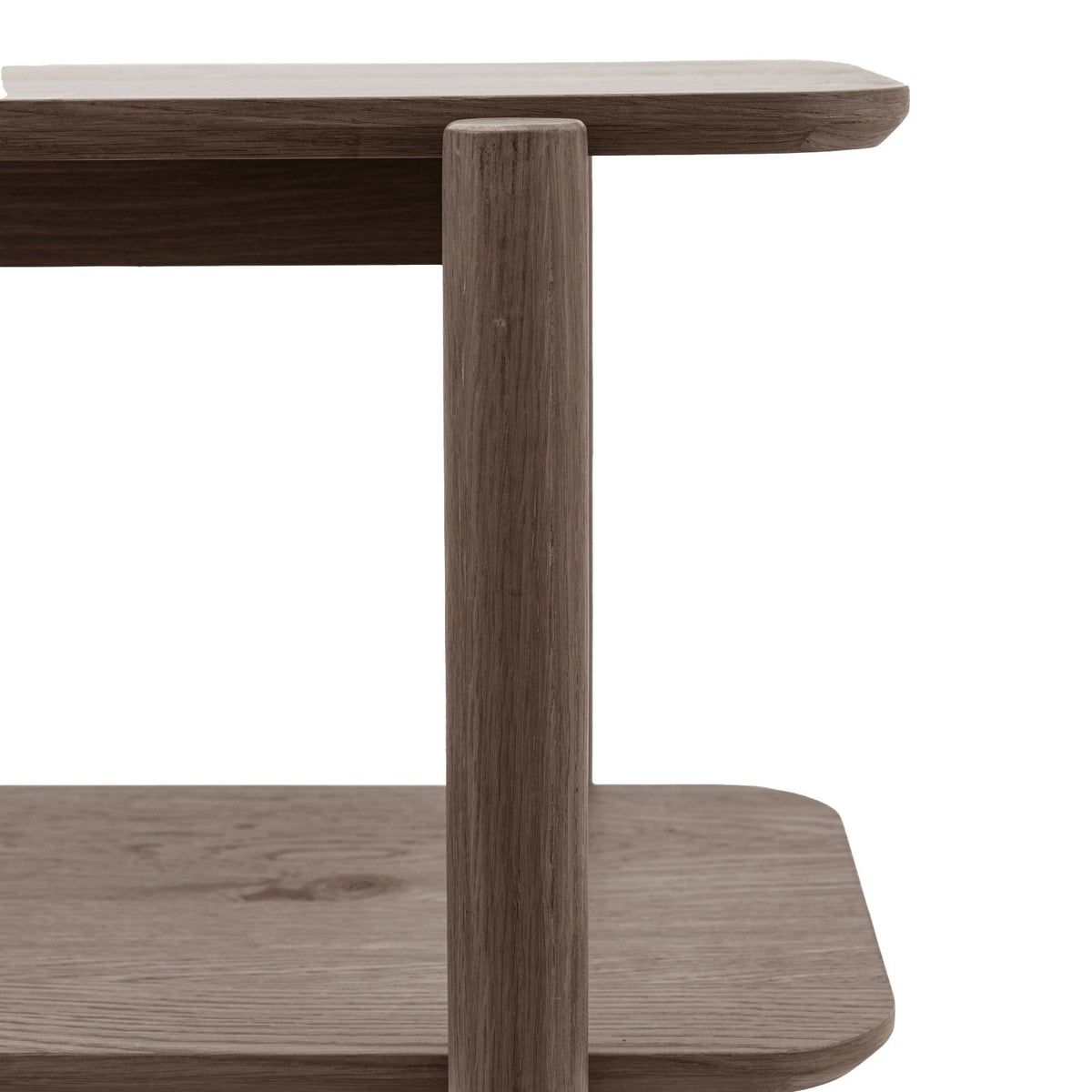Heath Open Display Tall Bookcase in Smoked