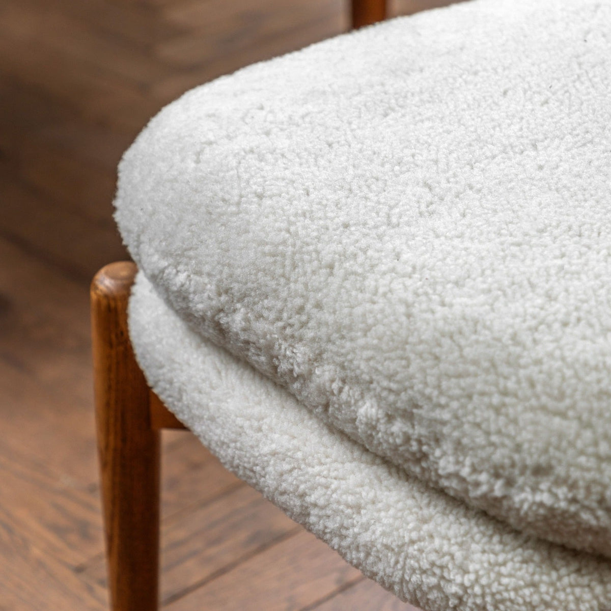 York Footstool in Sheepskin