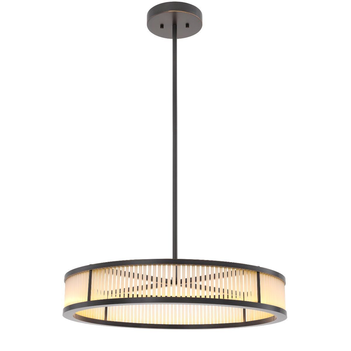 Small Thibaud Chandelier in Bronze