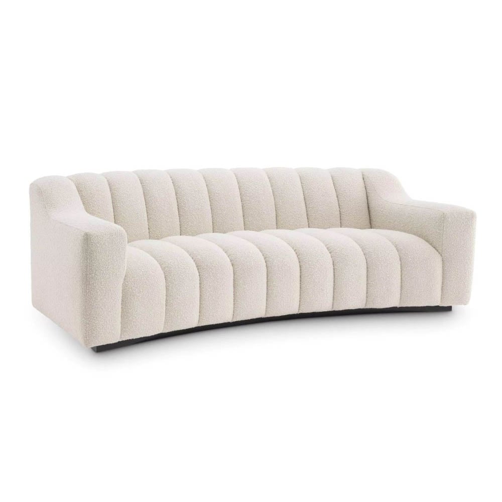 Kelly Sofa in Cream Bouclé - Small