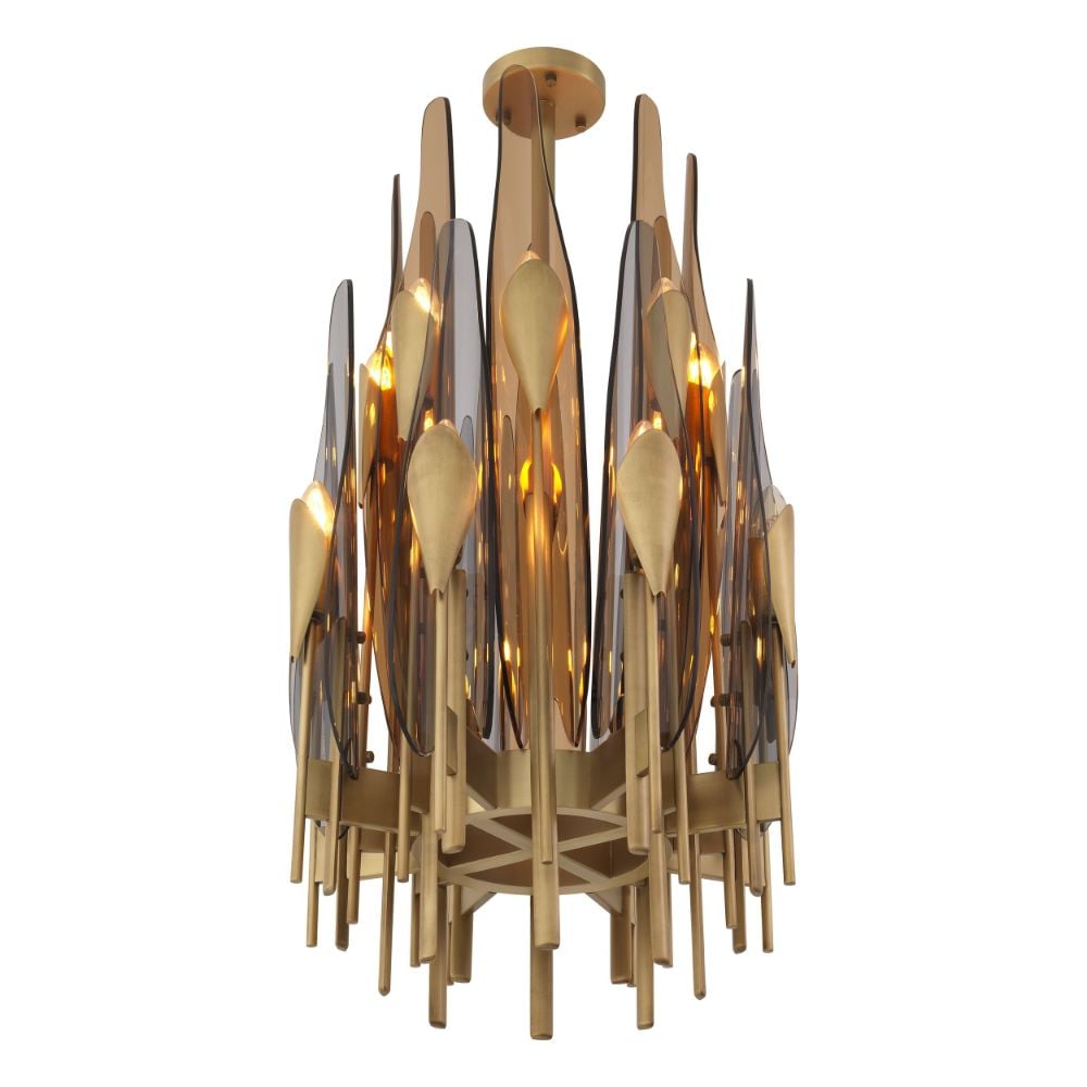 Sky Chandelier in Antique Brass