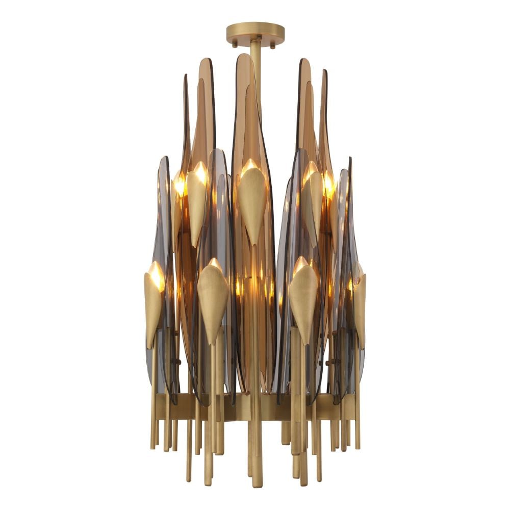 Sky Chandelier in Antique Brass