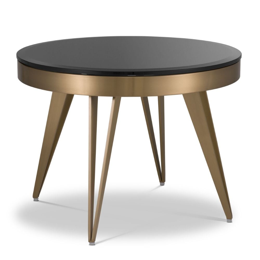 Outlet Eichholtz Side Table Rocco brushed brass finish