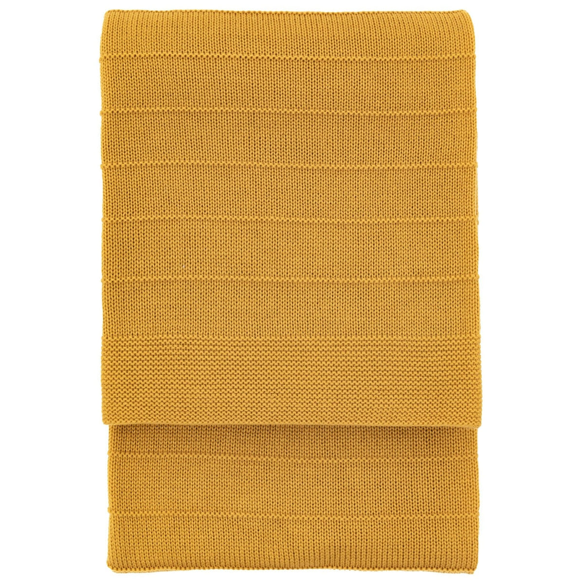 Florence Knit Throw in Mustard