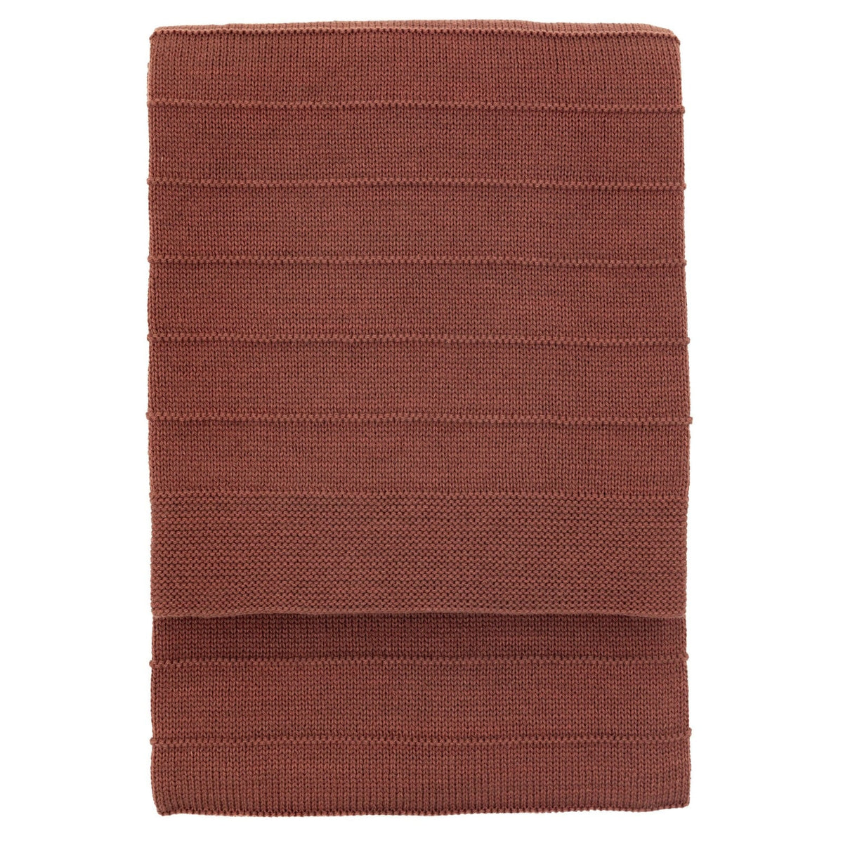 Florence Knit Throw in Nutmeg