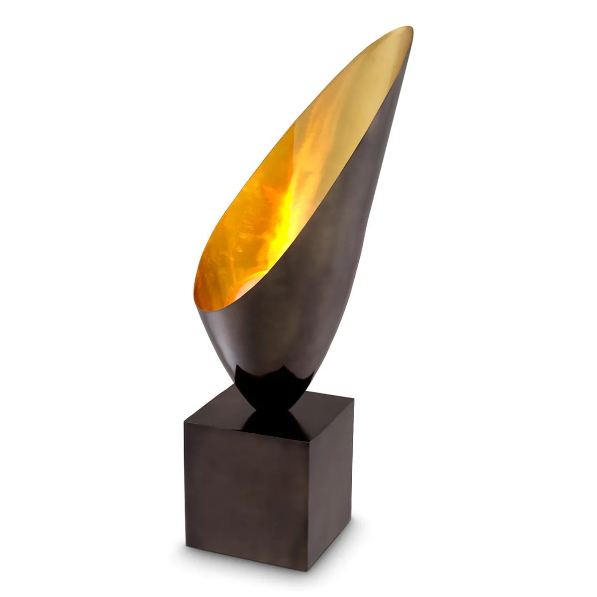 Table Lamp Grotto in Gunmetal