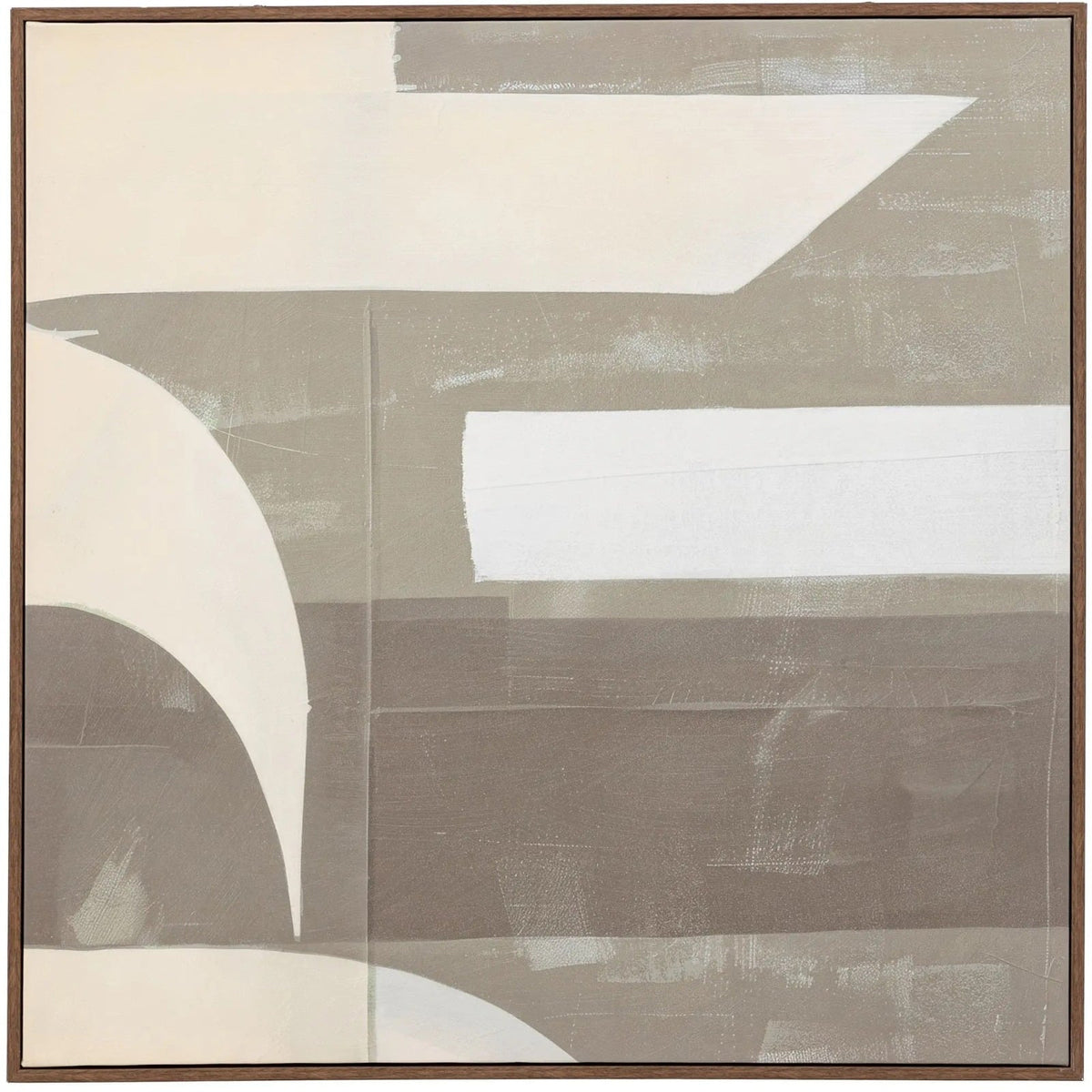 Concreta Abstract Framed Canvas