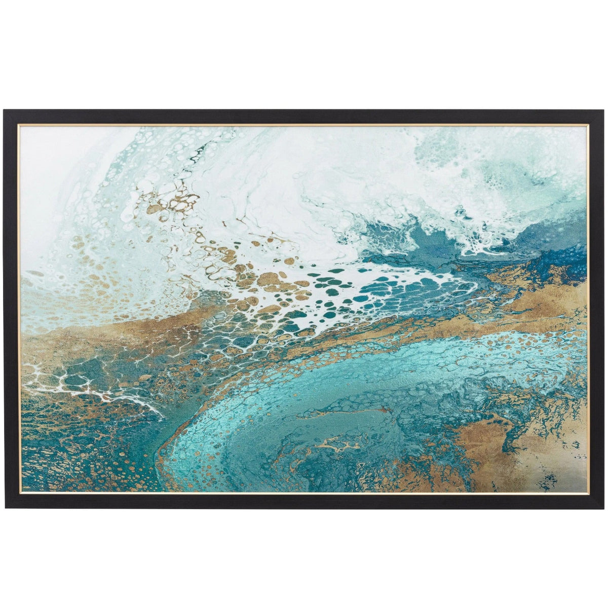 Lagoon Framed Canvas