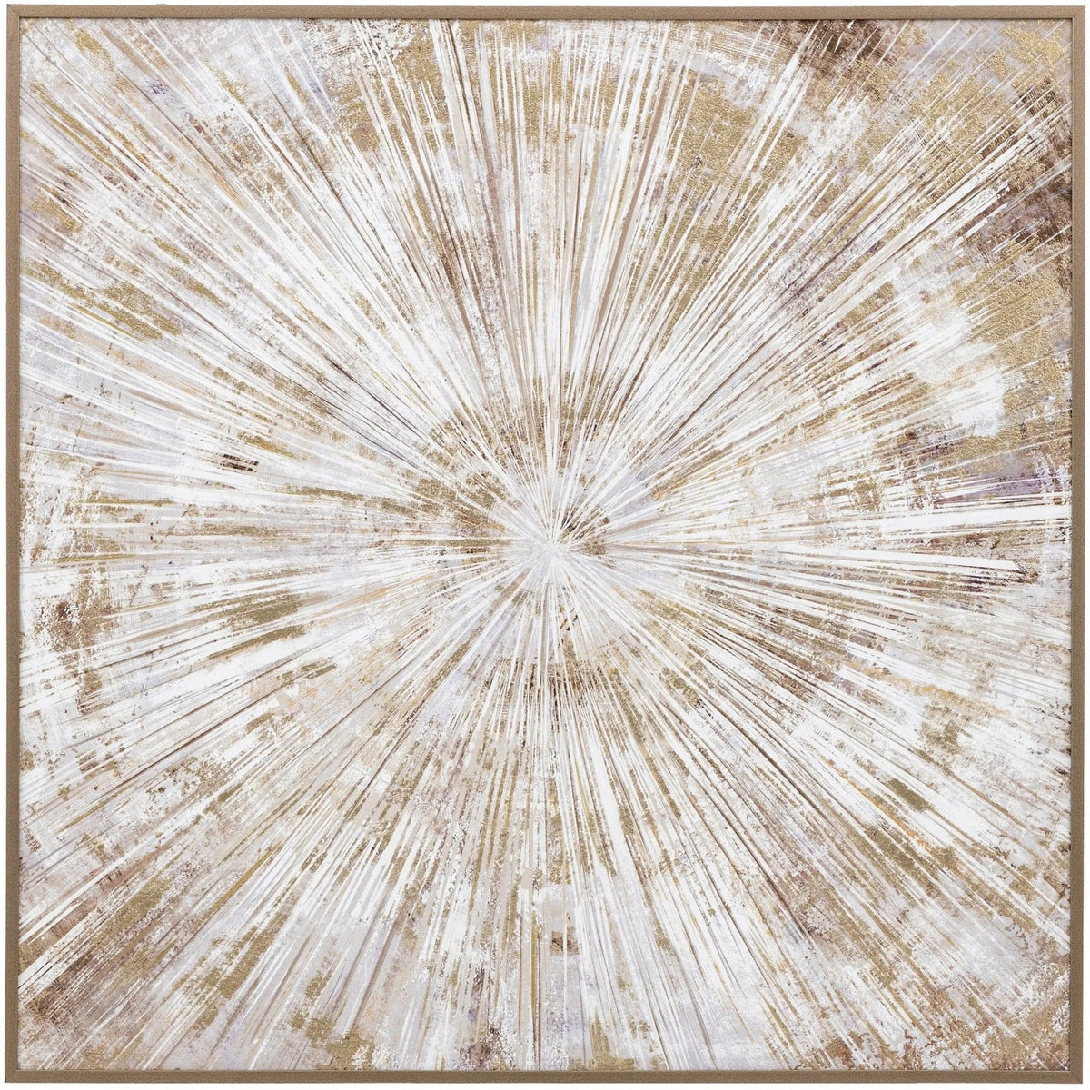 Starburst Flair Framed Canvas
