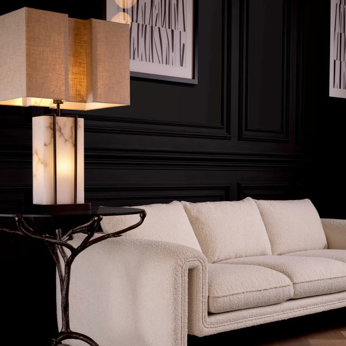 Table Lamp Graham in Bronze Highlight