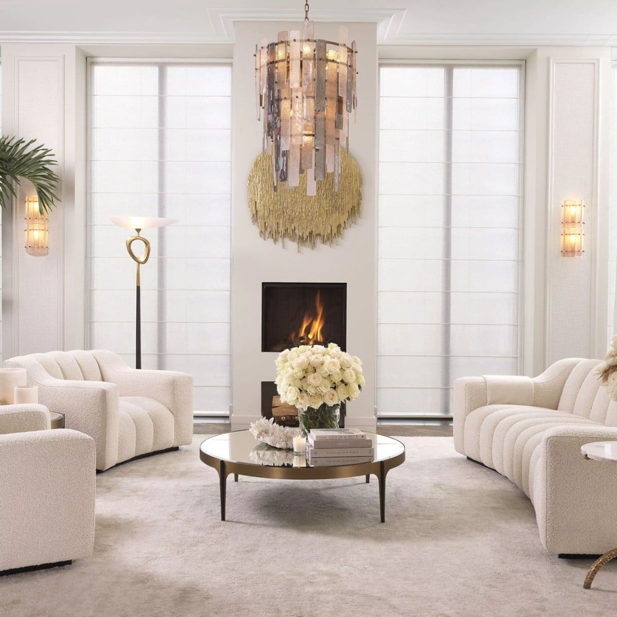Greyson Chandelier in Antique Brass
