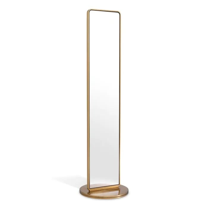 Floor Mirror Novo in Brushed Brass