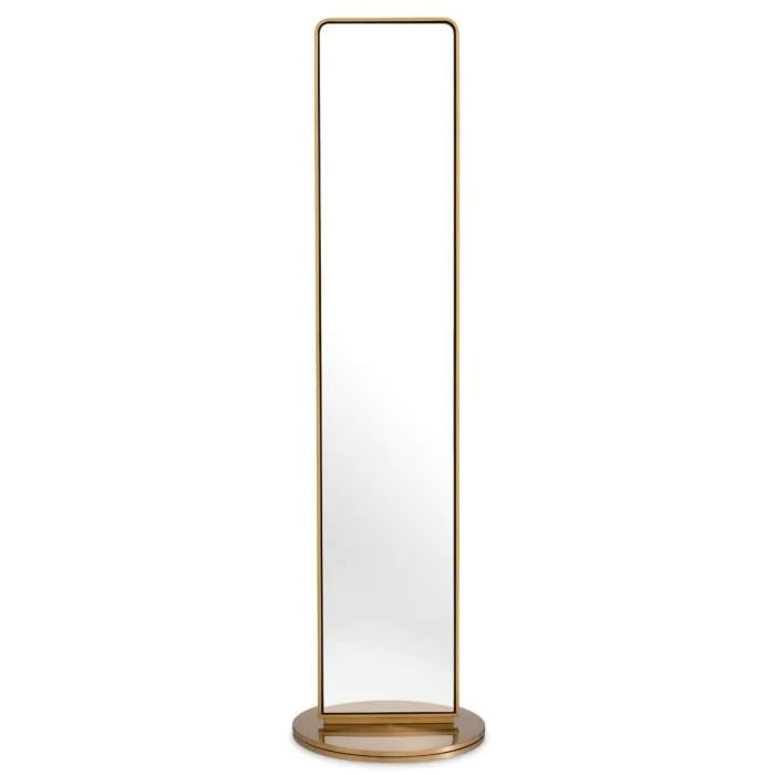 Floor Mirror Novo in Brushed Brass
