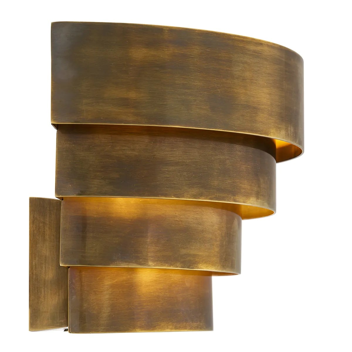 Rizzi Wall Lamp in Vintage Brass Finish