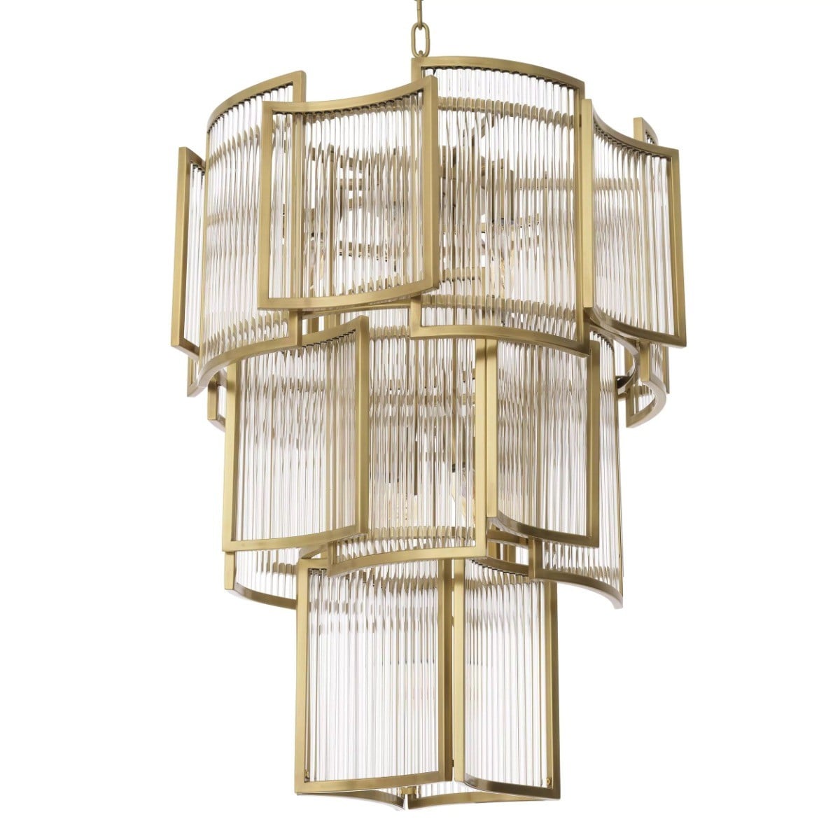 Jet Set Chandelier in Gold