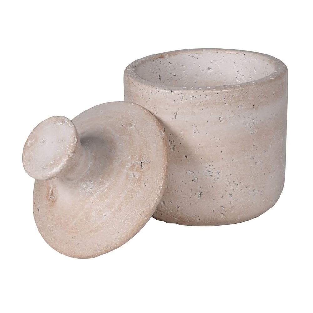 Large Taupe Jar