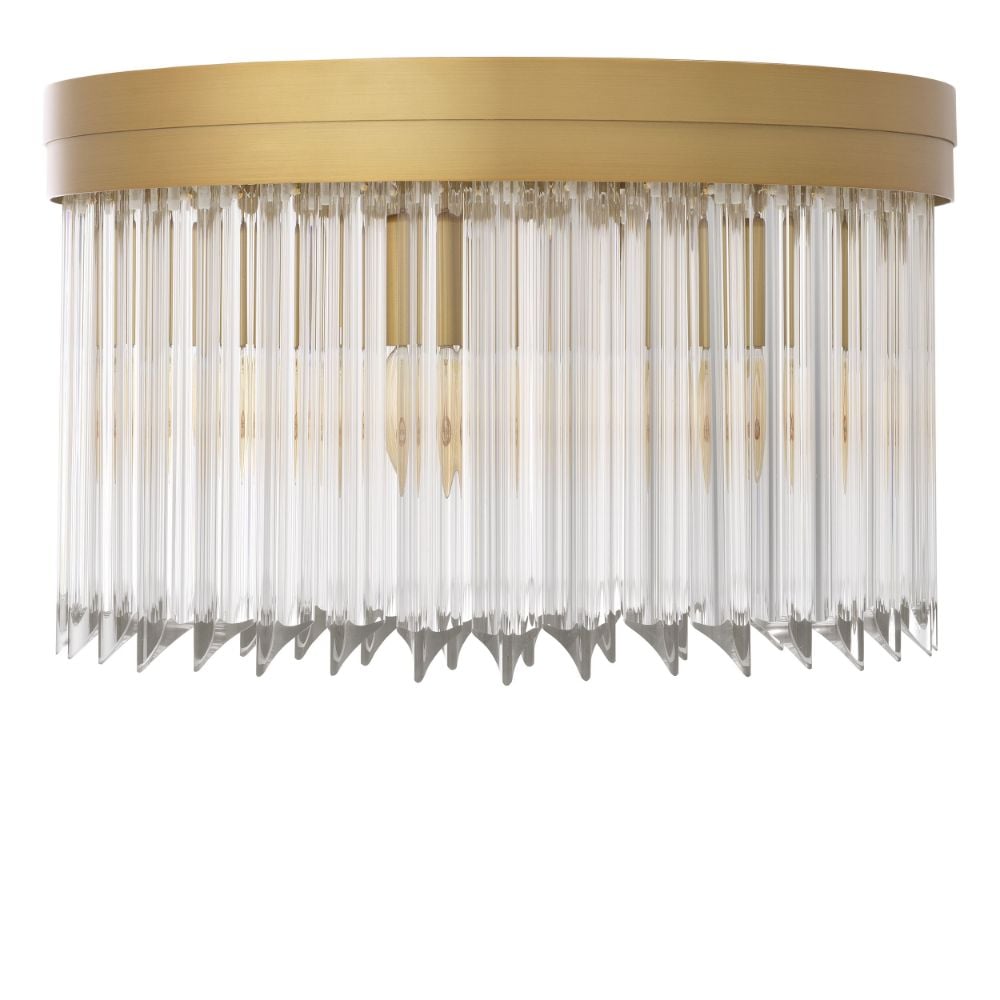 Evina Ceiling Light in Brass