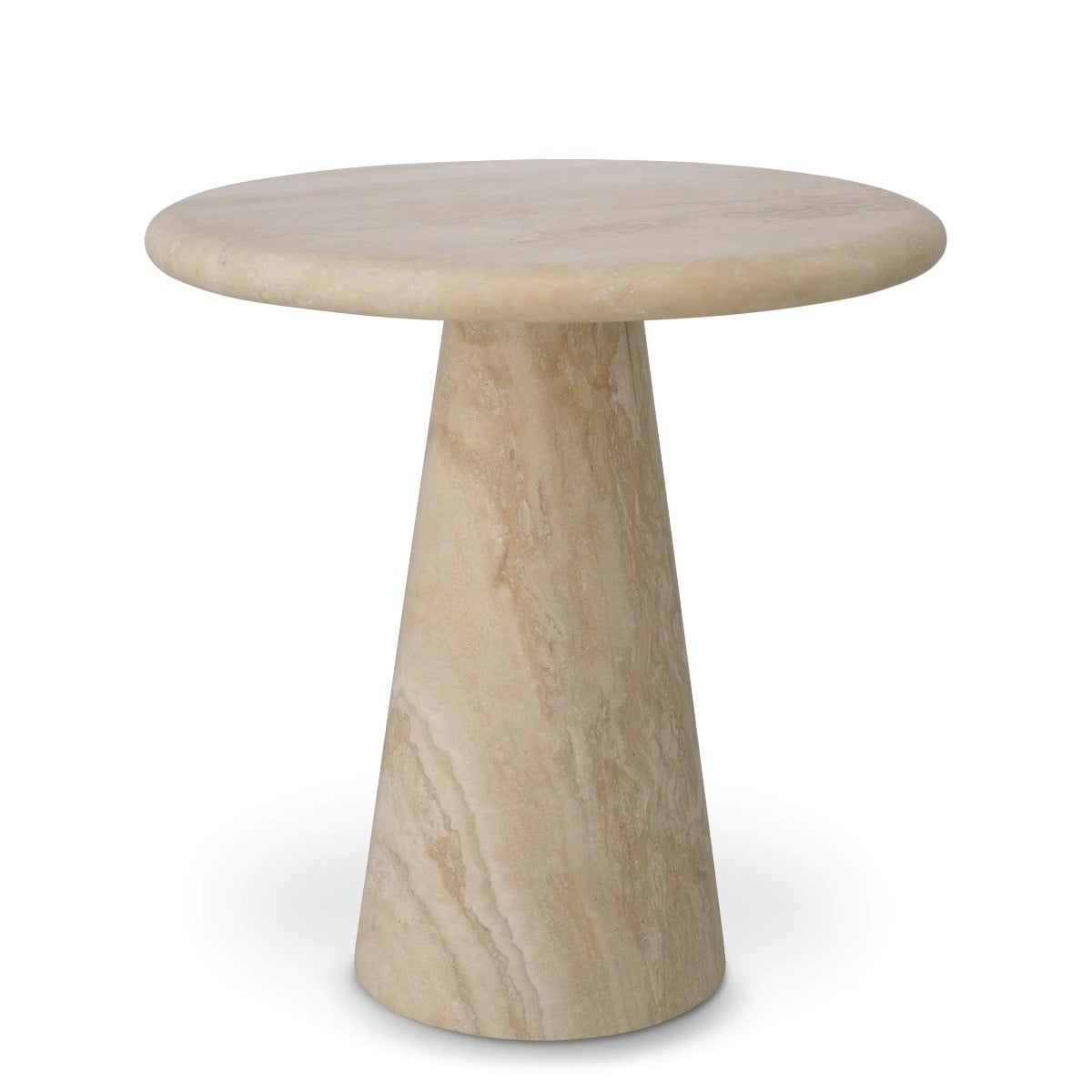 Travertine Side Table Adriana - Small