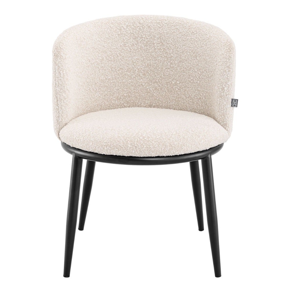 Fimore Dining Chair in Boucle Cream - Set of 2