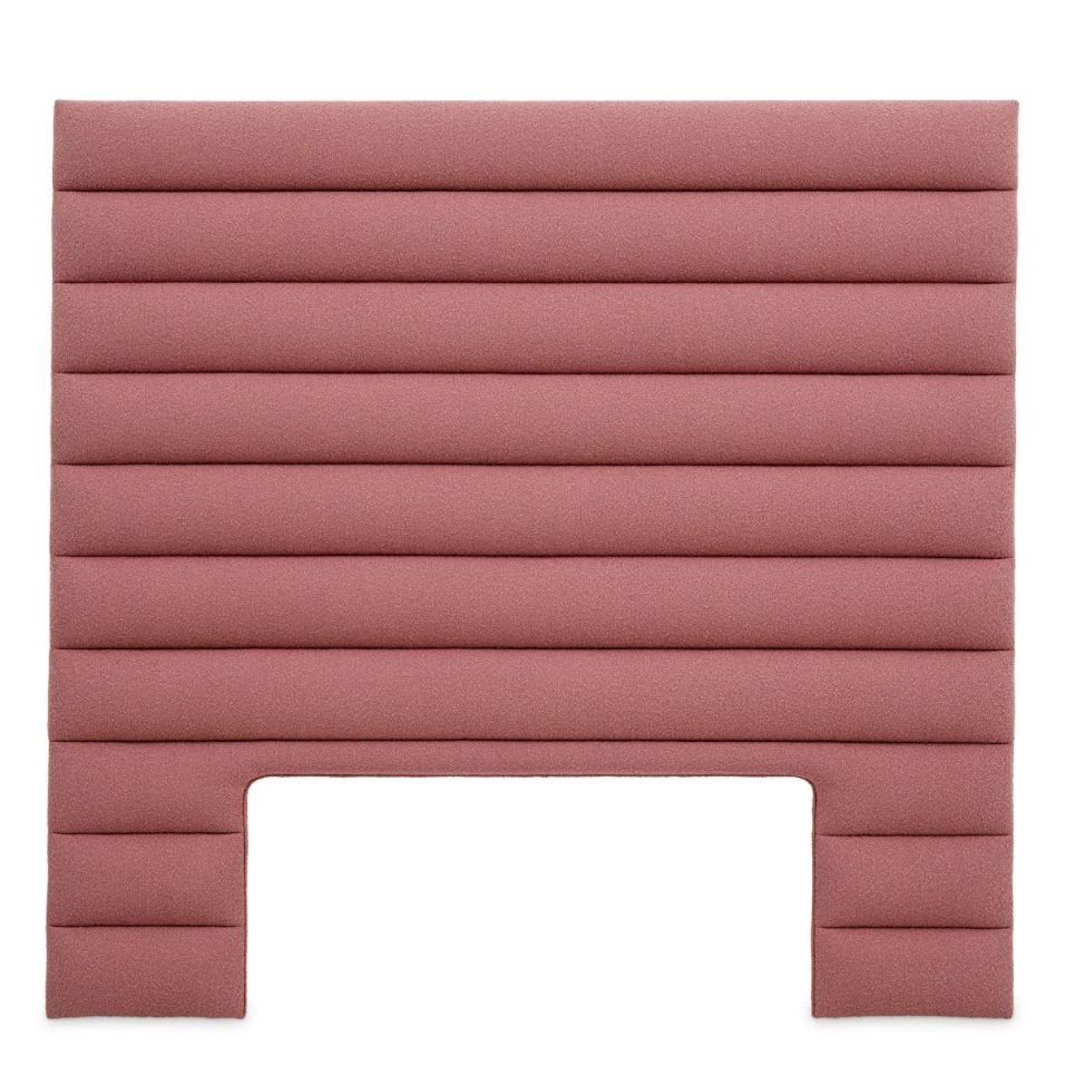 Shermin Headboard in Bouclé Rose
