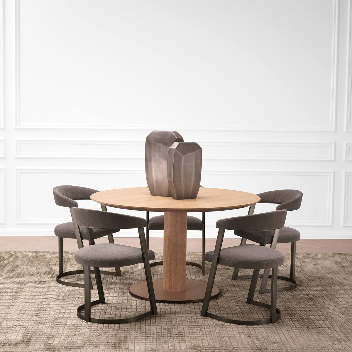 Astro Dining Table in Natural Oak - 132cm