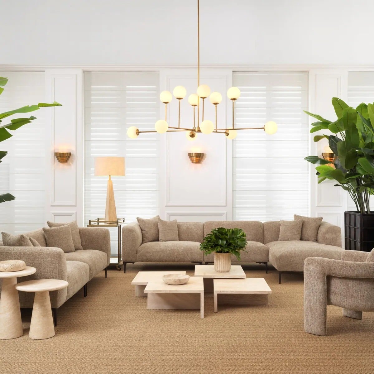 Firenze Lounge Sofa in Lyssa Sand