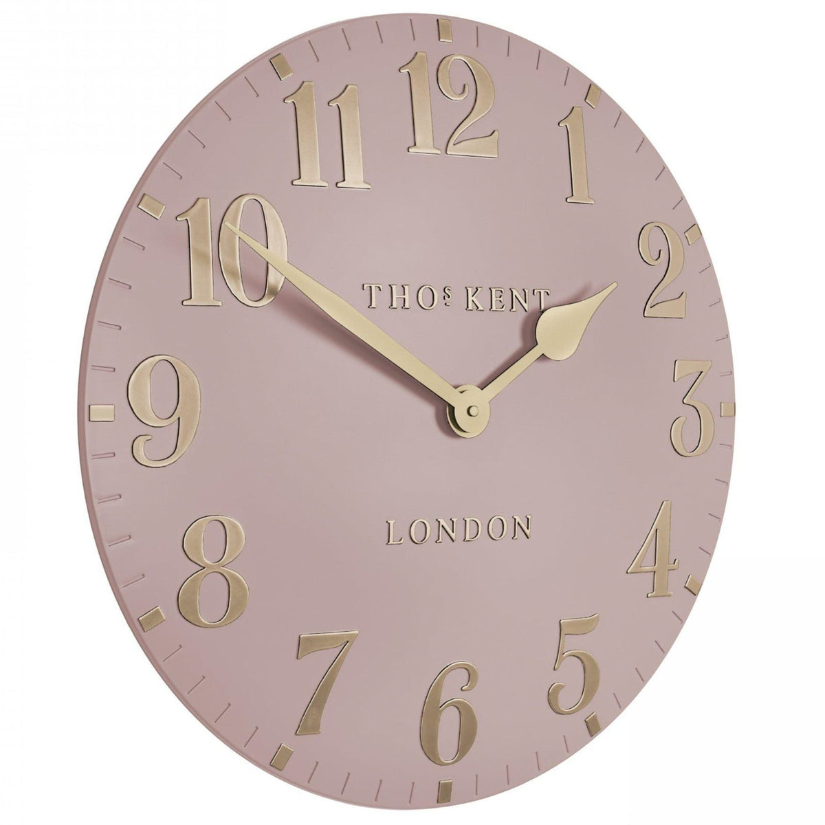 Arabic Wall Clock in Blush Pink - Small