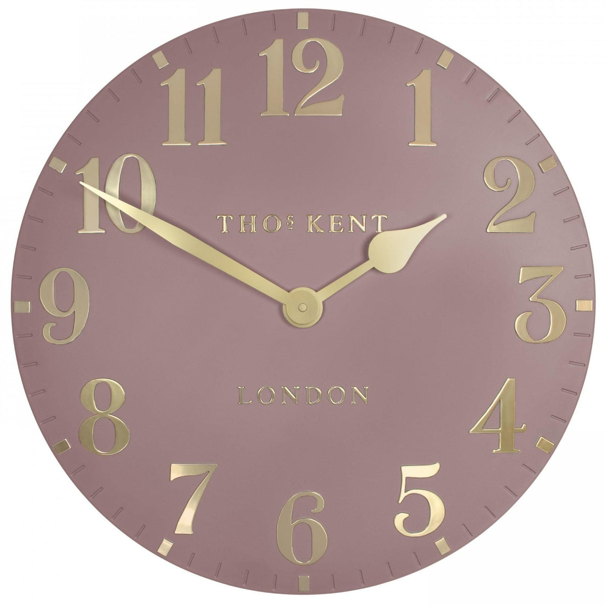 Arabic Wall Clock in Blush Pink - Large