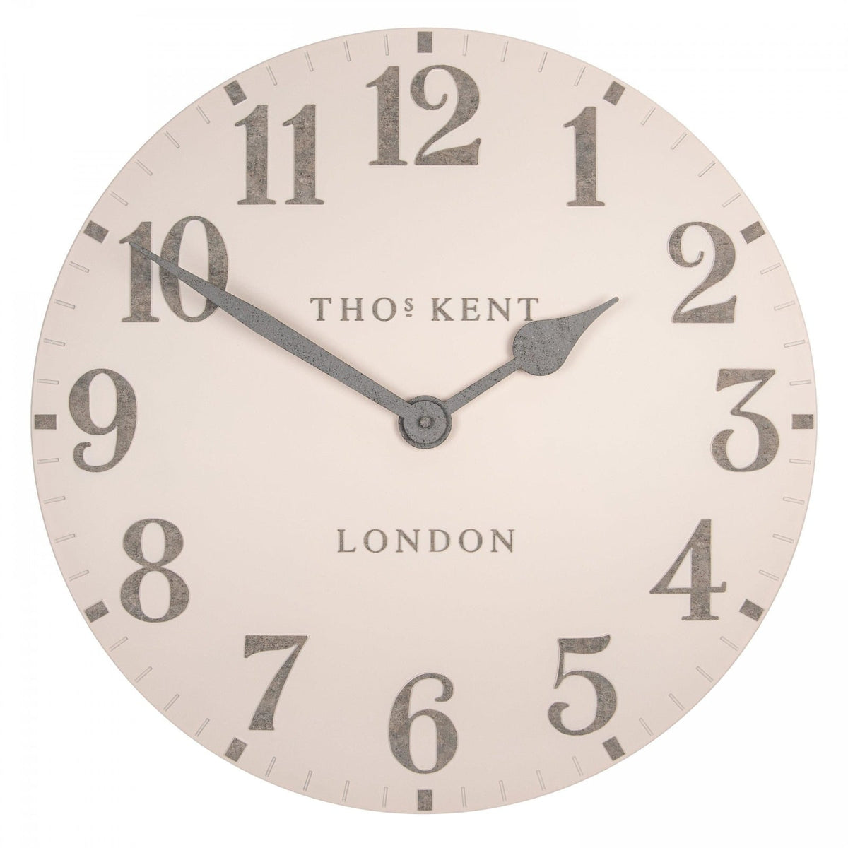 Arabic Wall Clock in Shy Pink - Large