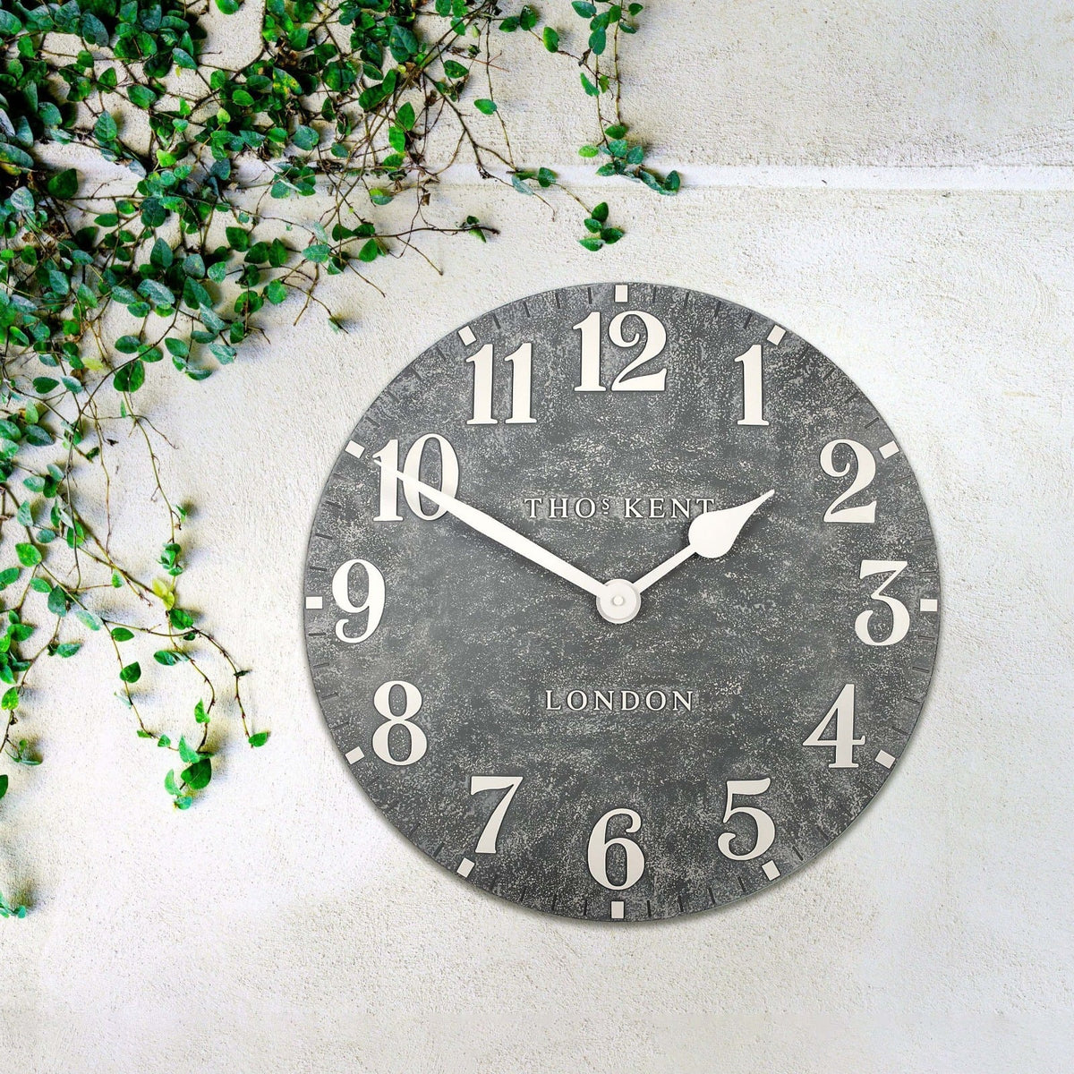 Outdoor Arabic Wall Clock in Cement