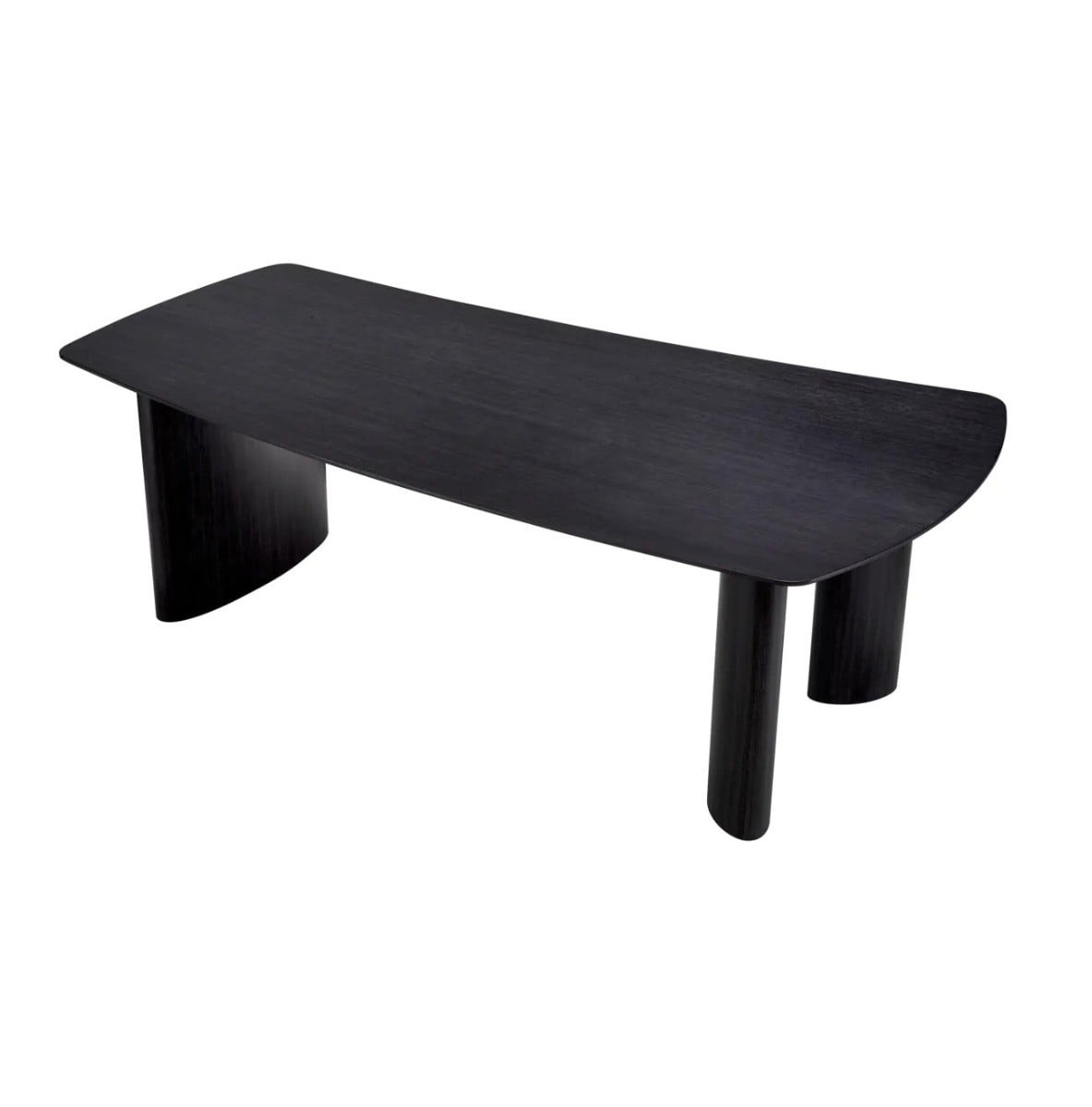 Bergman Dining Table in Charcoal Grey - 230cm