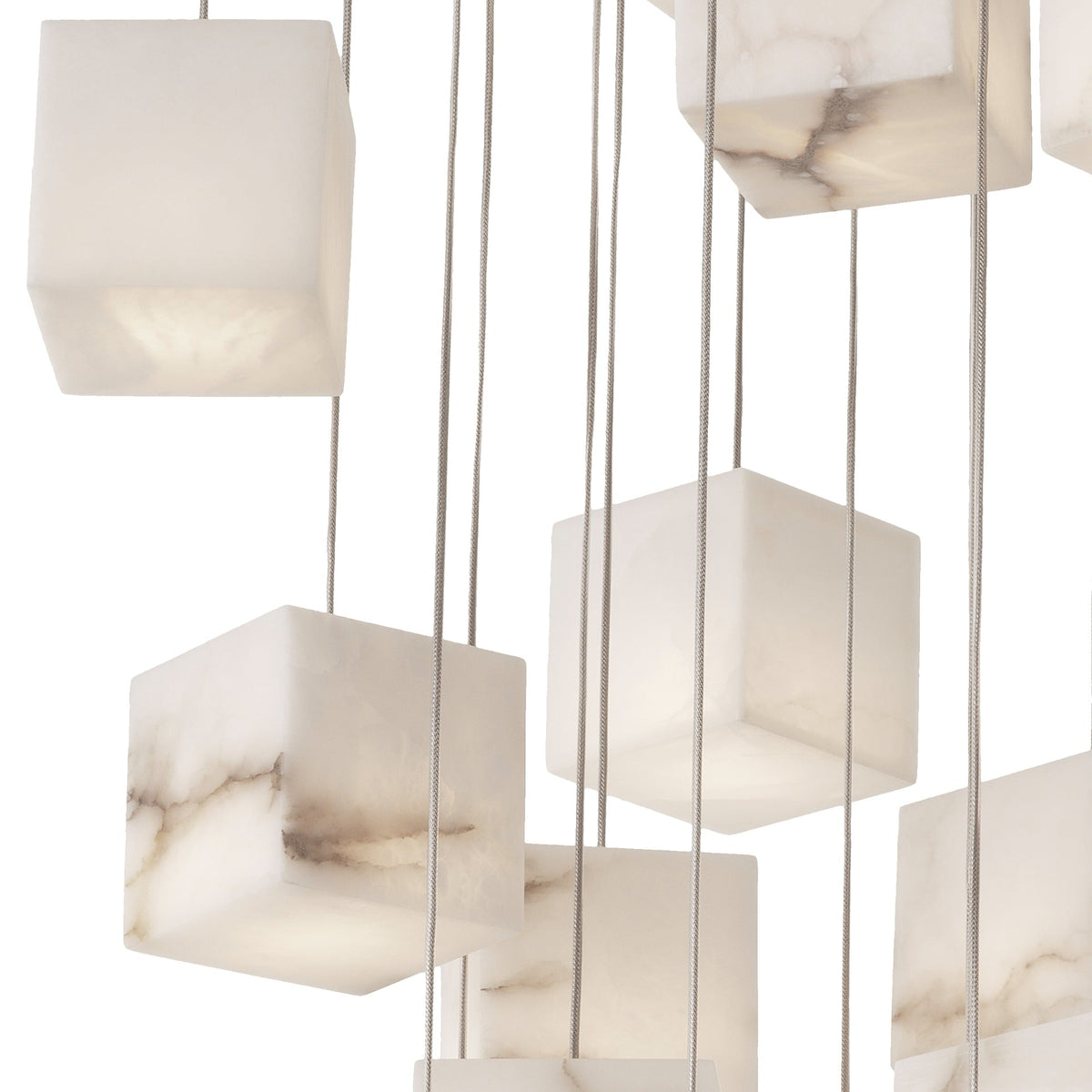 Chandelier Duboce in Antique Brass