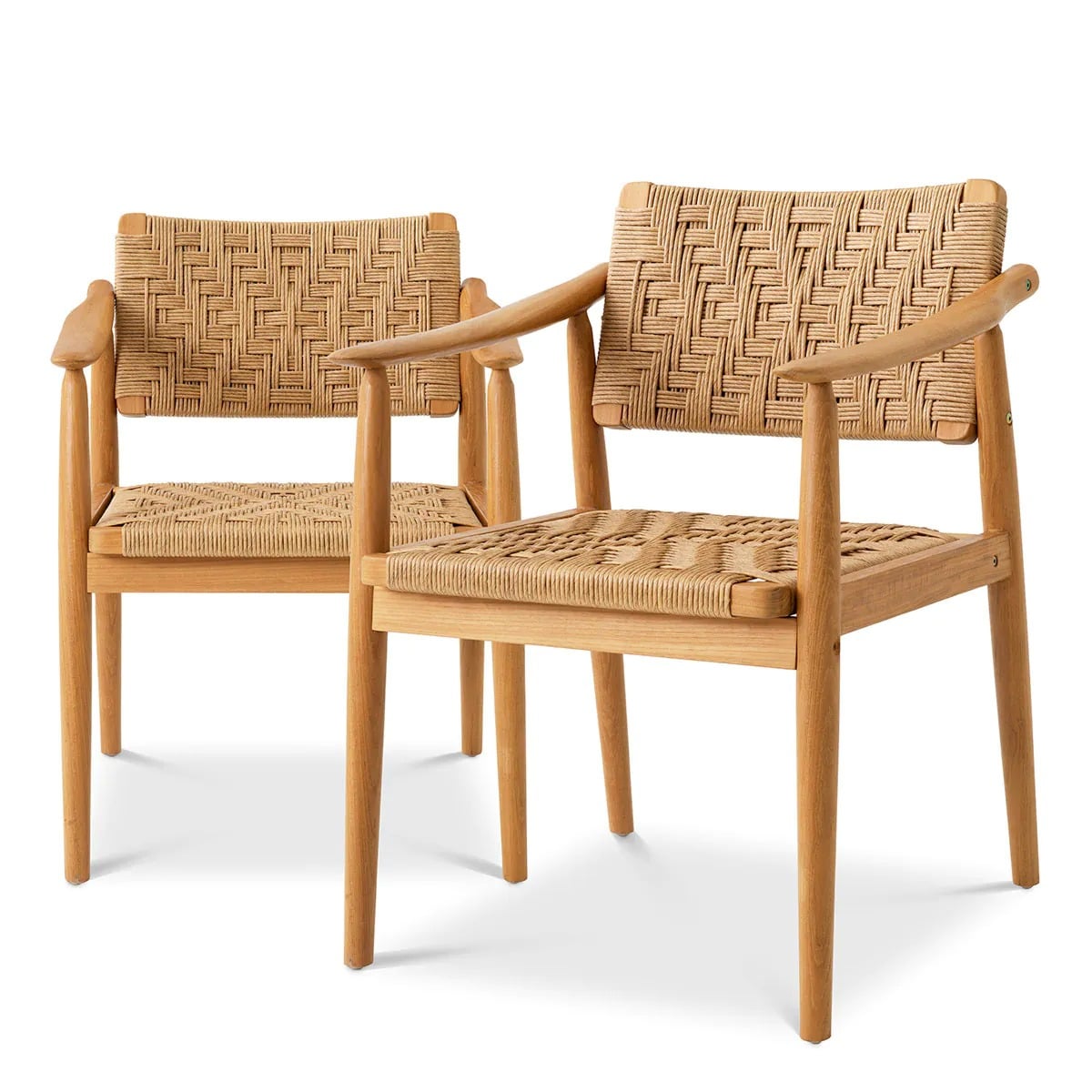 Outdoor Dining Chair Coral Bay Natural Teak | Set of 2