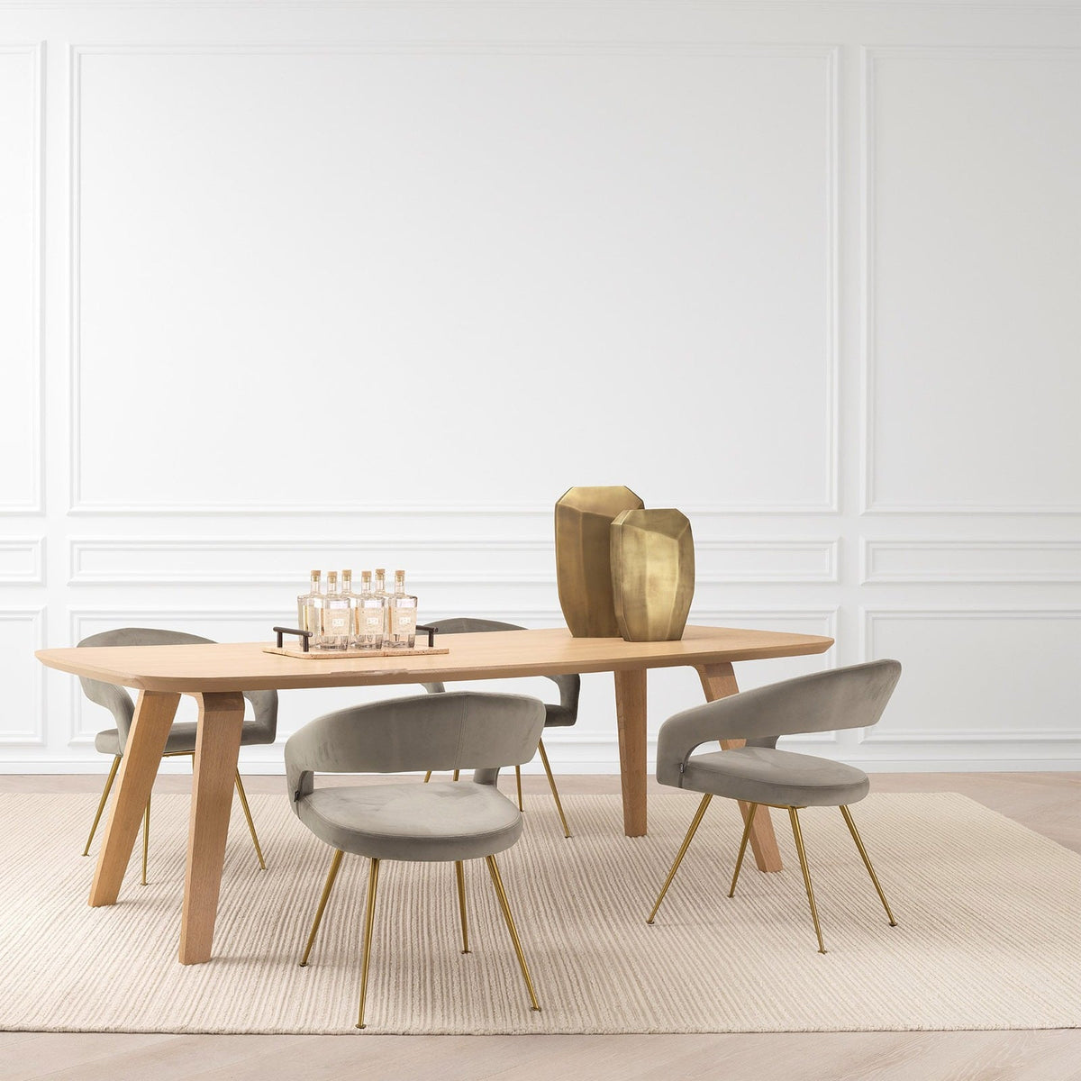 Glover Dining Table in Natural Oak - 245cm