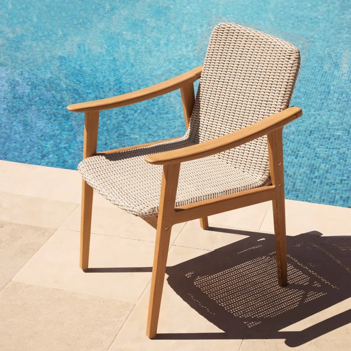 Outdoor Dining Chair Honolulu - Natural Teak
