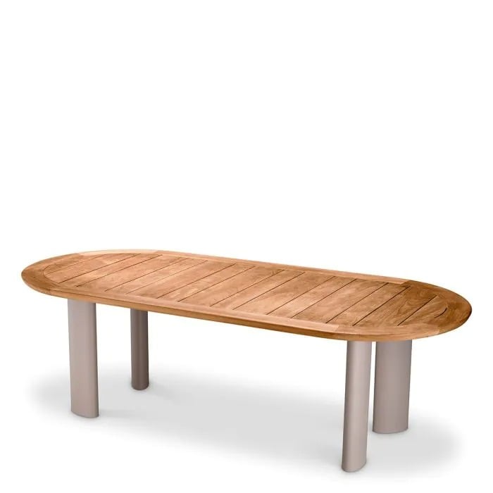 Outdoor Dining Table Mogador Natural Teak