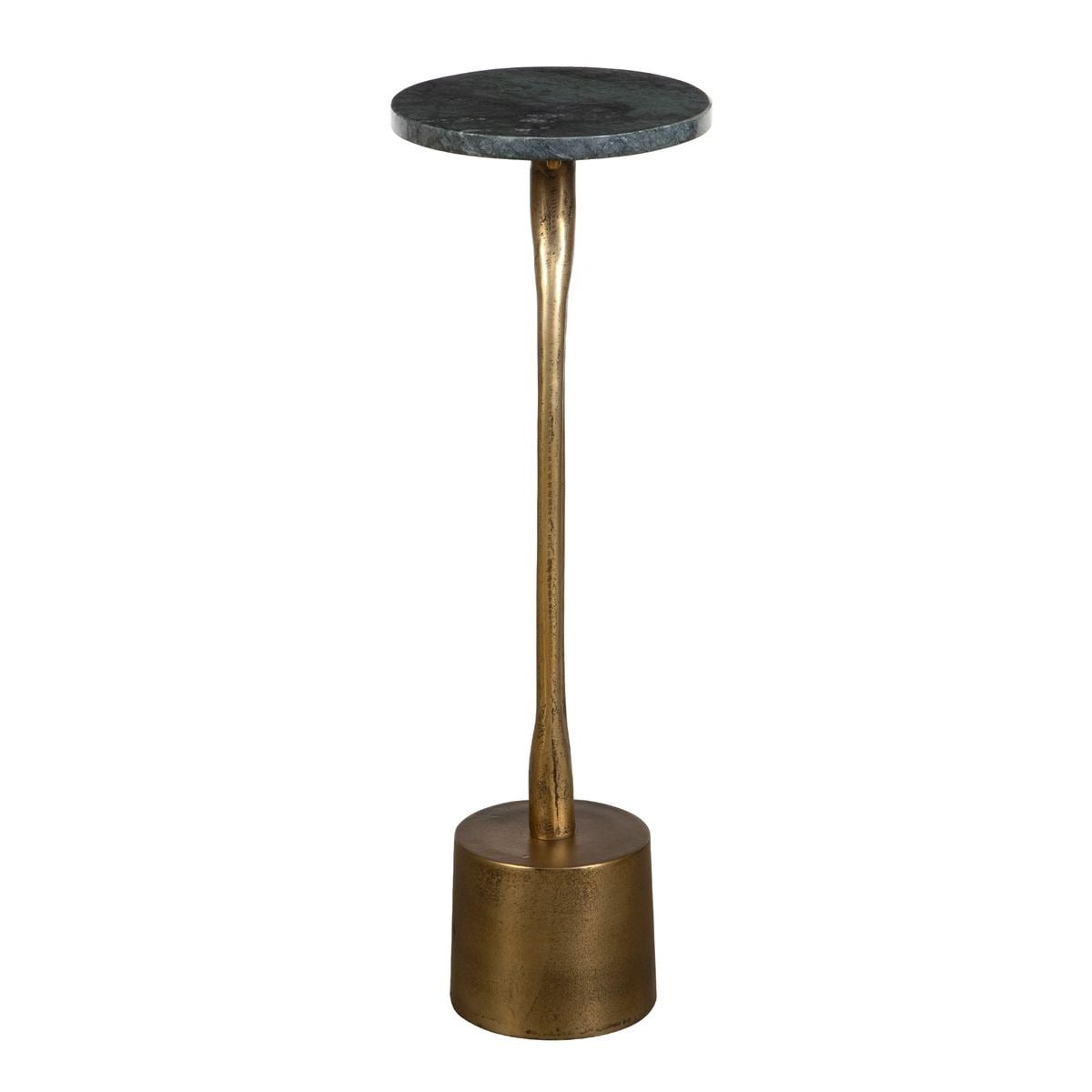 Green Marble Oval Side Table