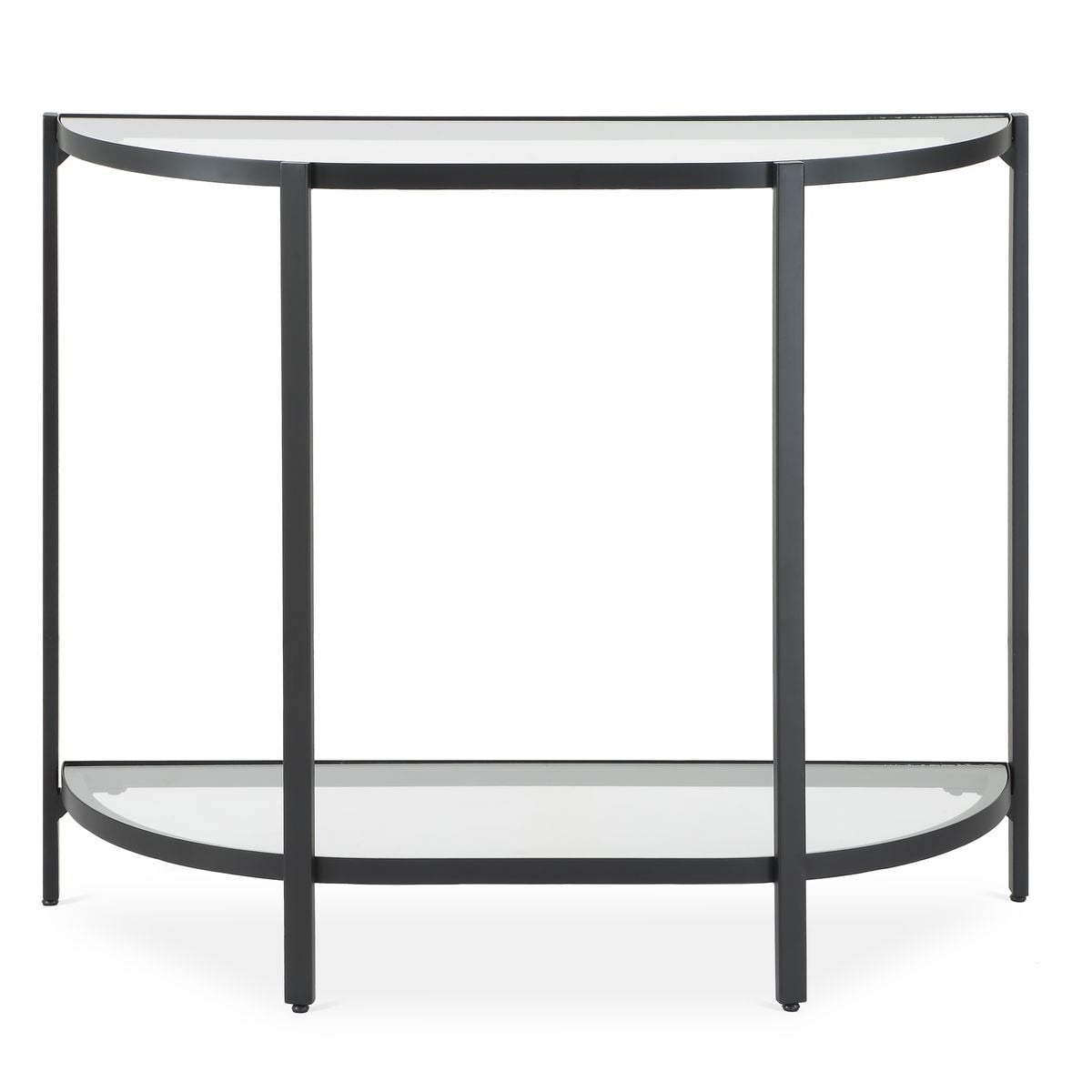 Demilune Black Console Table