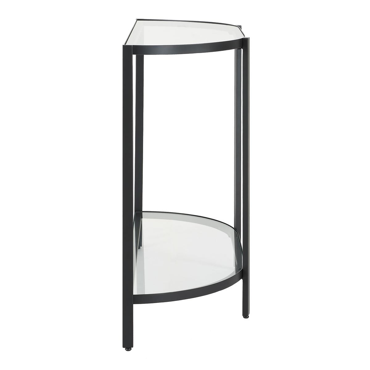 Demilune Black Console Table