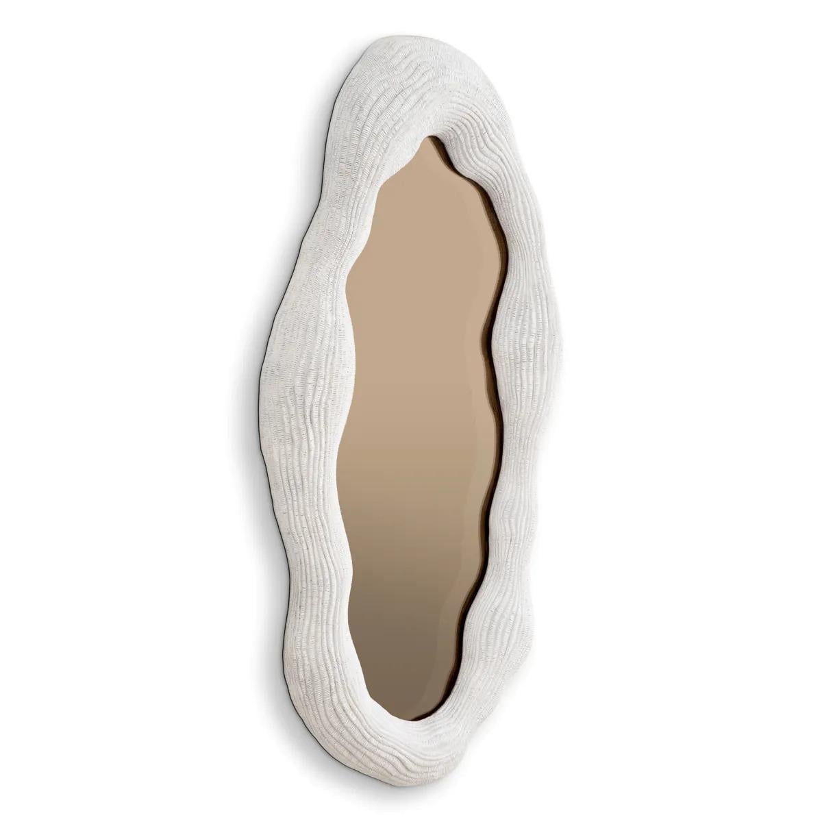 Mirror Genta Large in White