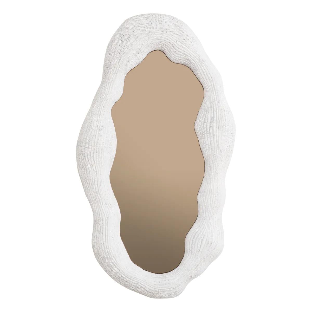 Mirror Genta Large in White