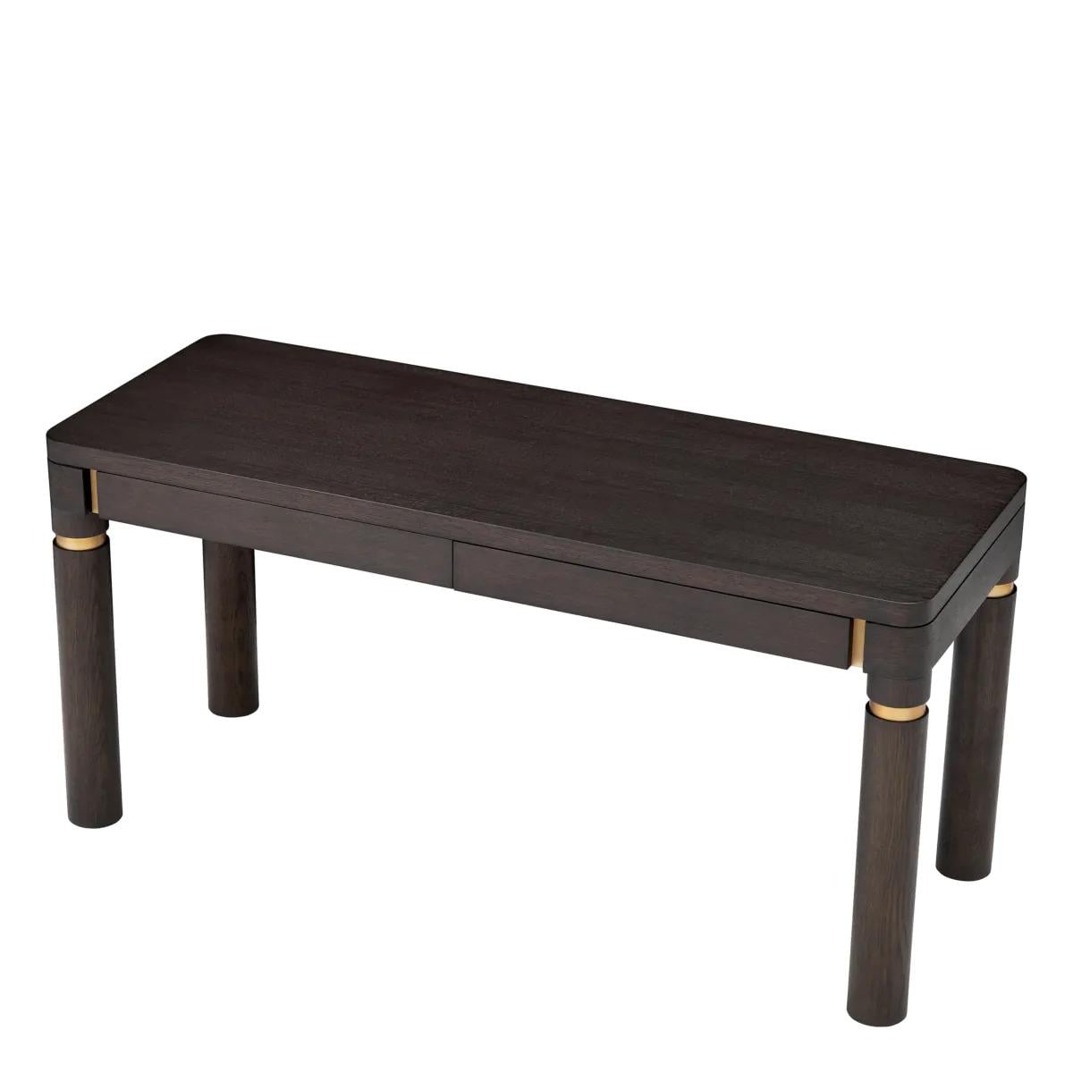 Desk Carmel in Mocha Oak Veneer