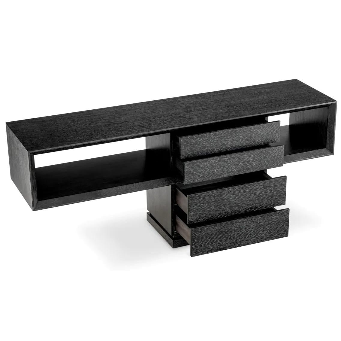 Mantua Console Table in Charcoal Grey