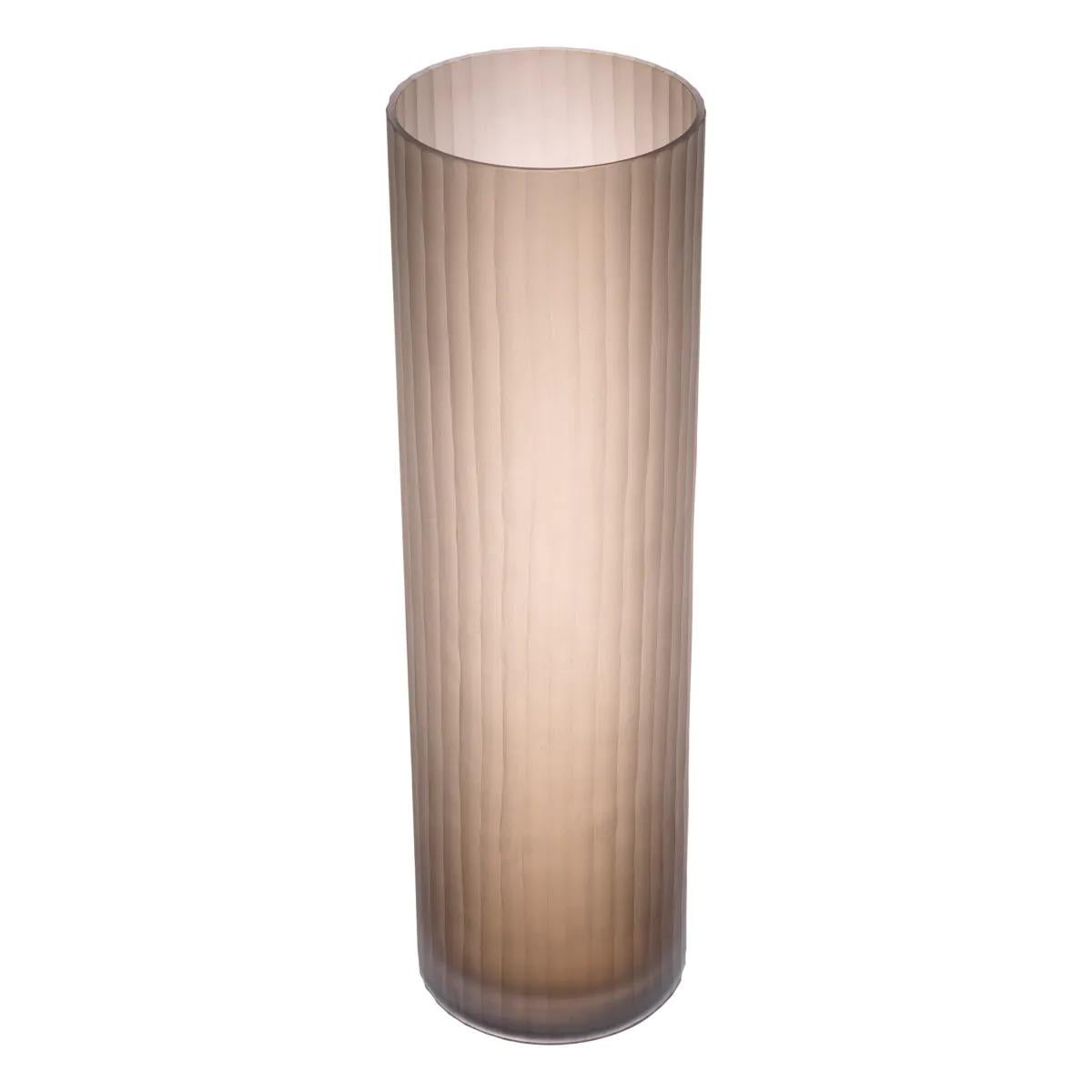Vase Haight Large in Frosted Brown