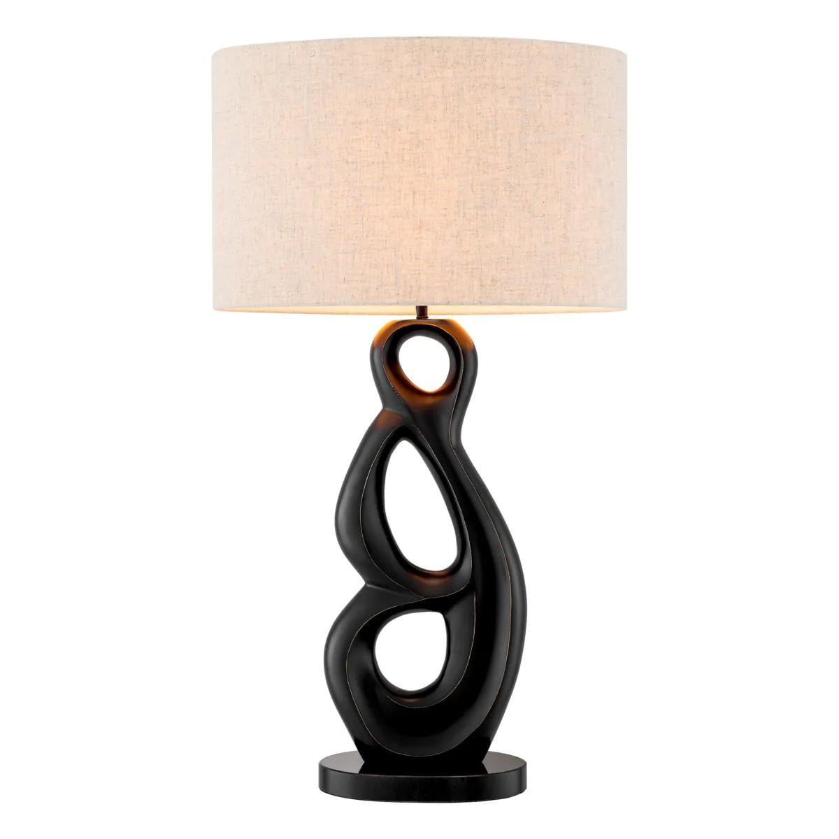 Table Lamp Macias in Bronze Highlight Finish