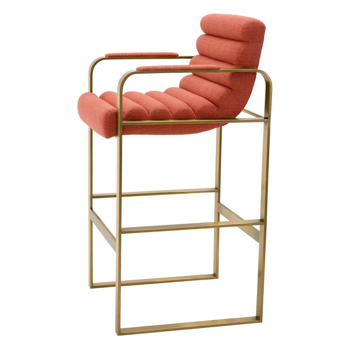 Bar Stool Olsen in Scalea Orange