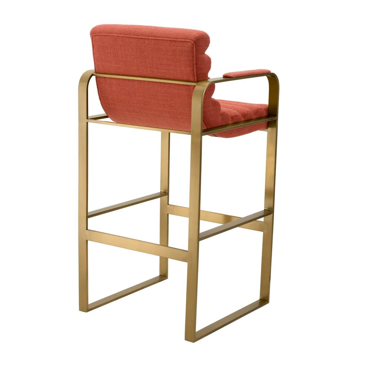 Bar Stool Olsen in Scalea Orange